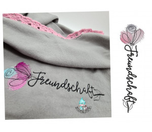 Stickserie - Rose Freundschaft